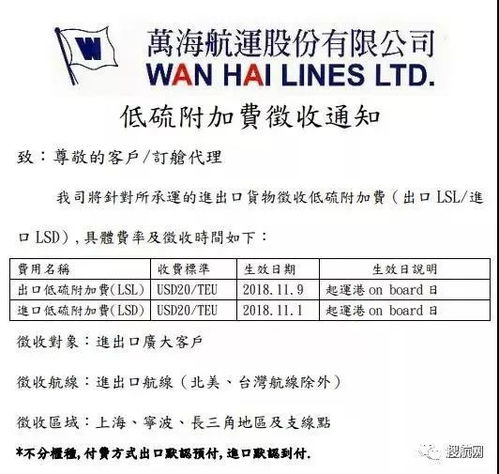 注意丨各大船公司陸續開征低硫附加費，外貿和貨代企業準備好買單了？